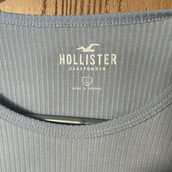 Light Blue Long Sleeve Bodysuit - Picture 2 of 3